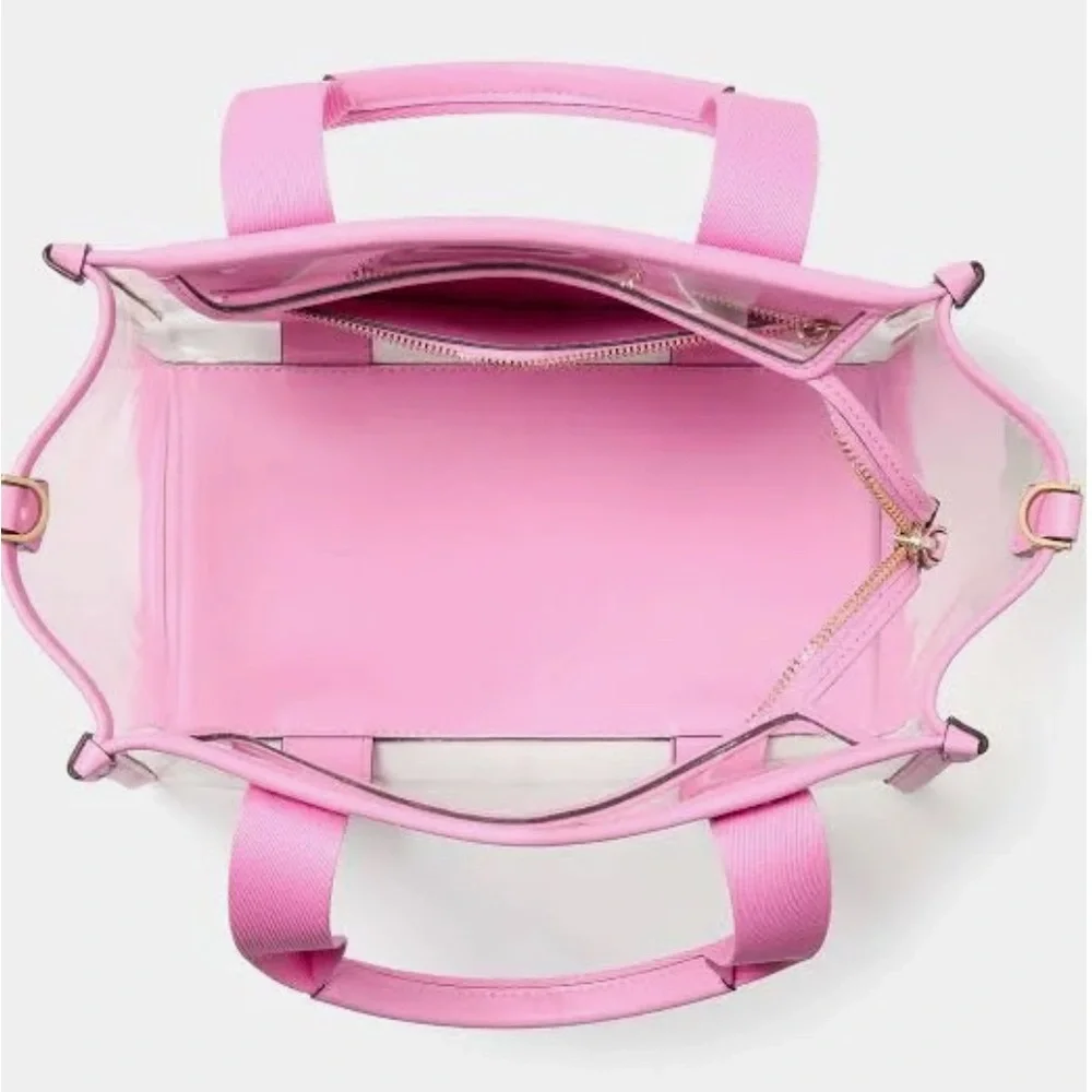 New Kate Spade Surf Pink Kip Clear Small Tote. - Picture 2 of 6